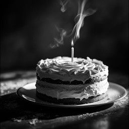 Whispers of Birthday Candle Smoke