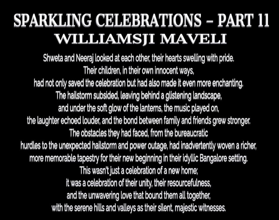 SPARKLING CELEBRATIONS - PART 11 SPARKLING CELEBRATIONS - PART 11