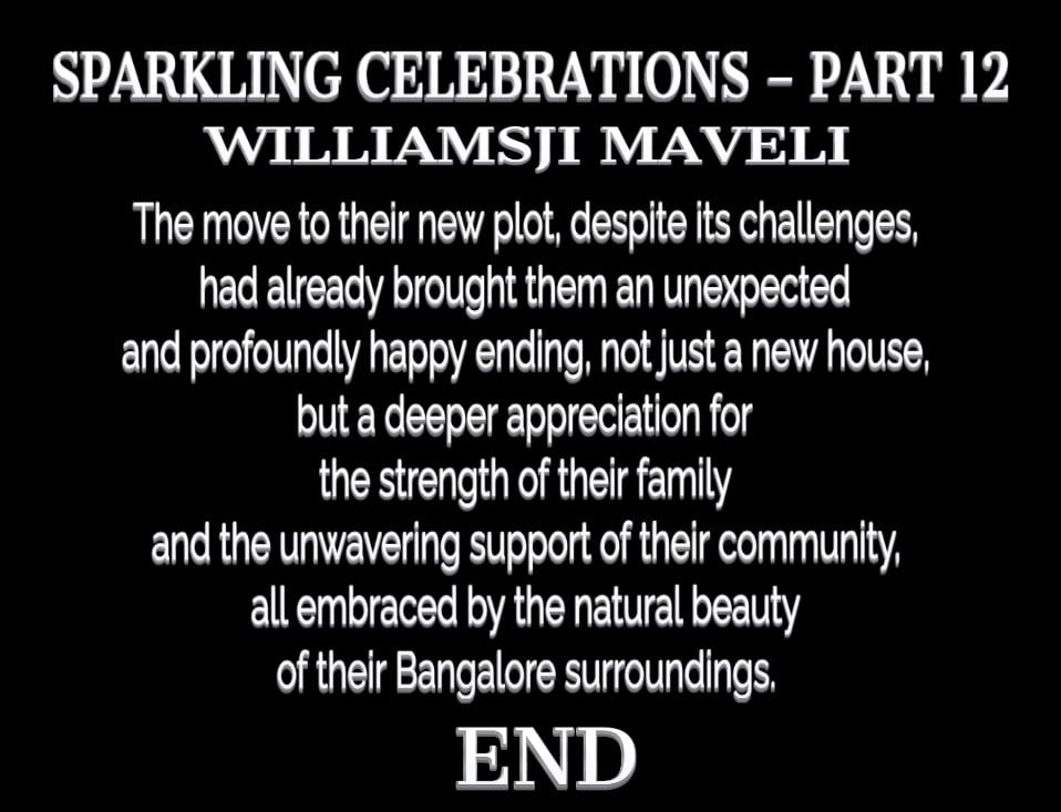 SPARKLING CELEBRATIONS - PART 12 - WILLIAMSJI MAVELI SPARKLING CELEBRATIONS - PART 12 - WILLIAMSJI MAVELI
