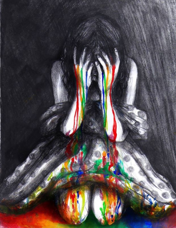 Her Thoughts Consume Her