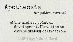 Aspiration towards elusive apotheosis of enlightenment...