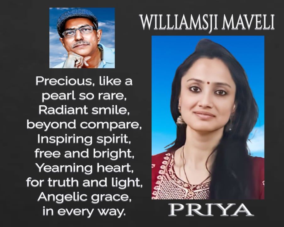 FROM THE BOOK TITLED " PRIYA " BY WILLIAMSJI MAVELI 