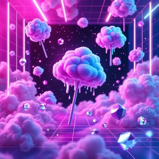 Cotton Candy Raindrops 