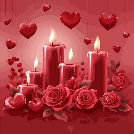 Rose Candles