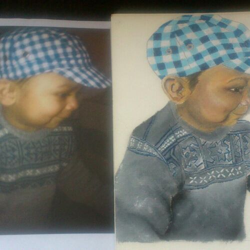 boy in the blue cap