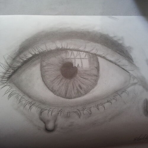 Crying eye