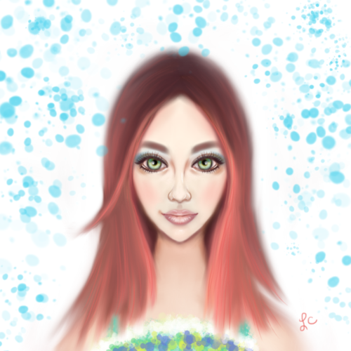 colorful face