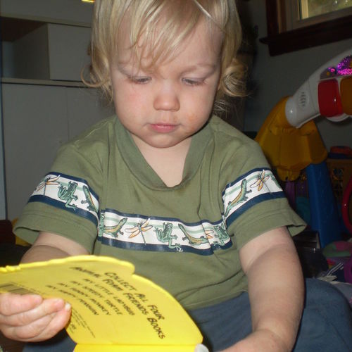 My Little Brother Reading