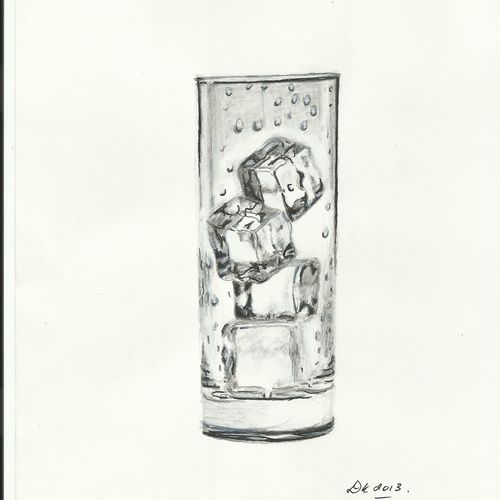 Glass of ice 