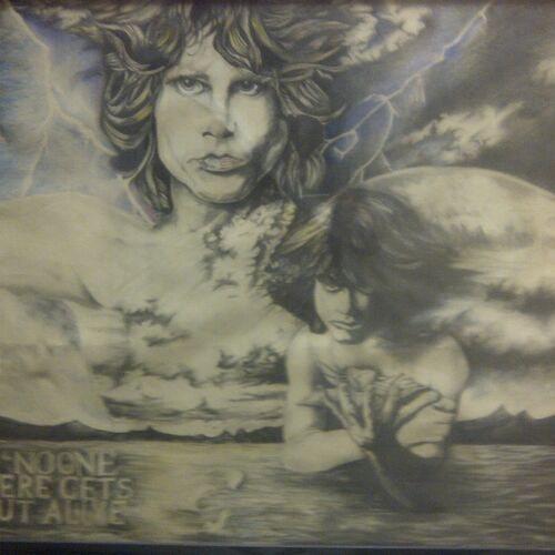 &#039;NO ONE HERE GETS OUT ALIVE&#039;  (JIM MORRISON)