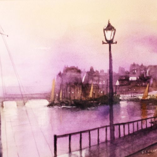 Whitby Harbor Sunrise 