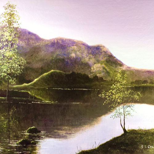 Spring Morning - Rydal Water near Ambleside Cumbria England UK 