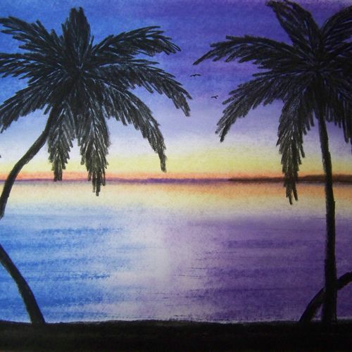 tropical sunset