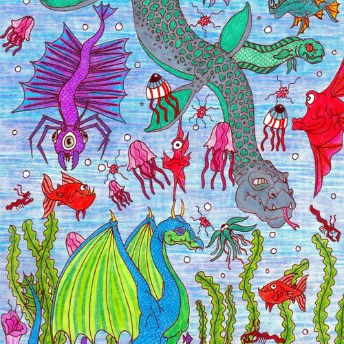  Prehistoric planet Coloured