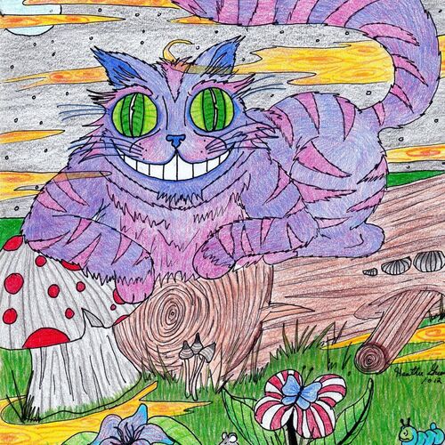 Cheshire Cat Coloured