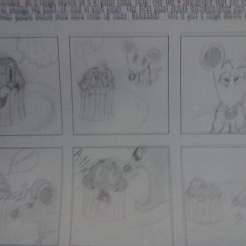 cupcake v.s. mouse