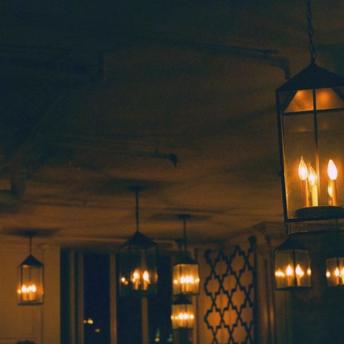 Lanterns Swinging