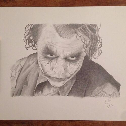 Heath Ledger as the Joker