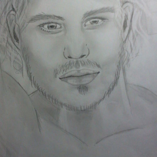 Male face