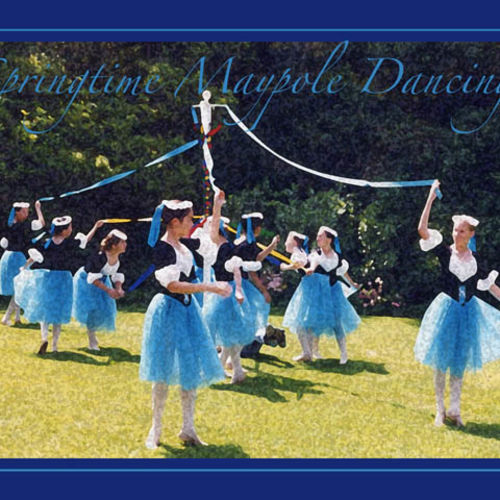 Springtime Maypole Dancing