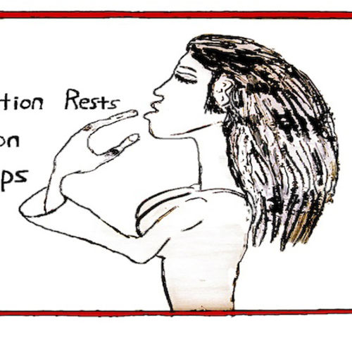 &quot;on her lips&quot;