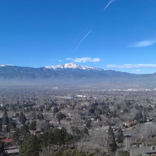 Fog at Pike&#039;s Peak. 