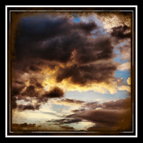 Clouded sky