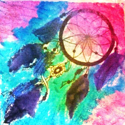 Melted Crayon Dream Catcher