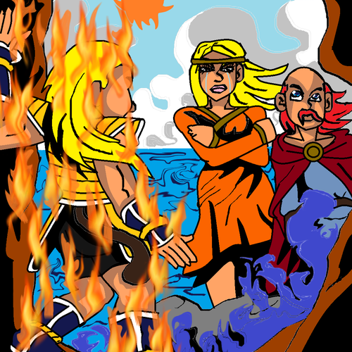 comic frame good bye my son