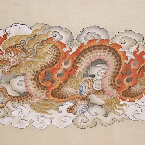 Tibetan style dragon 