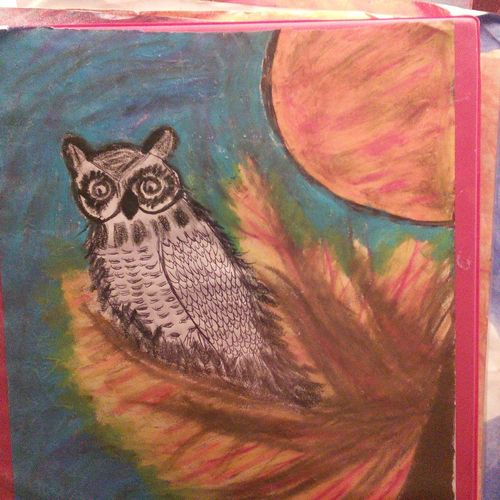 owl in fall