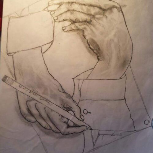 The hands that invented himself