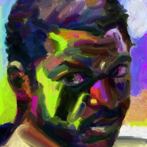 Self portrait with a third eye