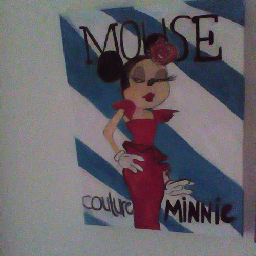minnie mouse goes glam