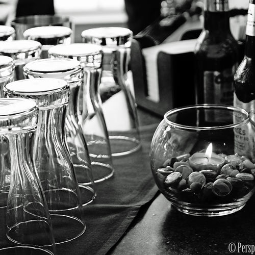 Glasses in Candlelight
