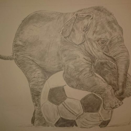 baby elephant finished :)