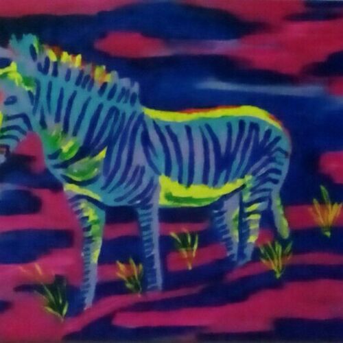 neon zebra 