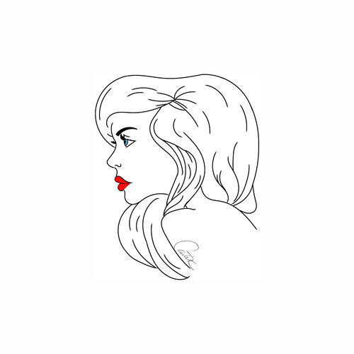 Simplistic girl 