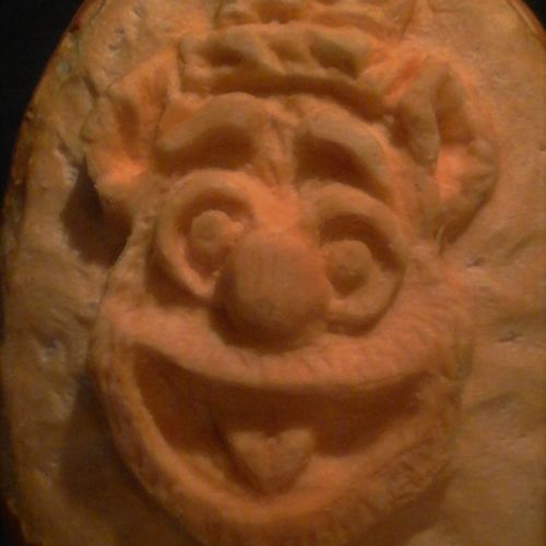 Fuzzy Bear Pumpkin 2015