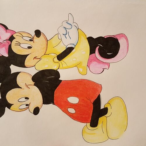 Mickie and Minnie mouse 
