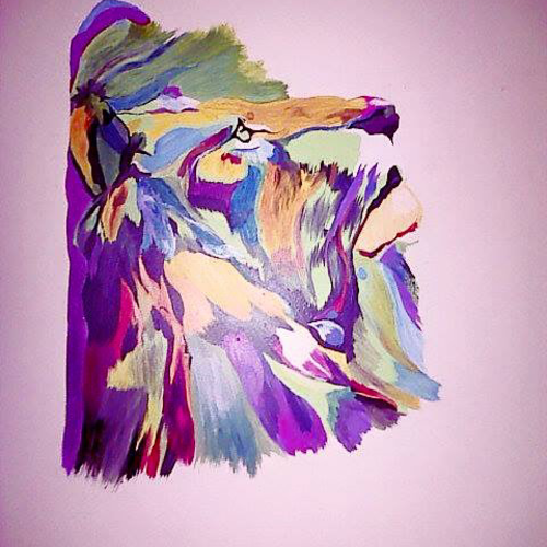 Rainbow lion 
