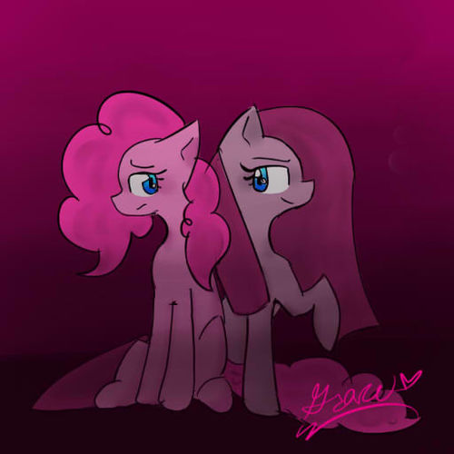 Pinkie Pie and Pinkamena Diane Pie