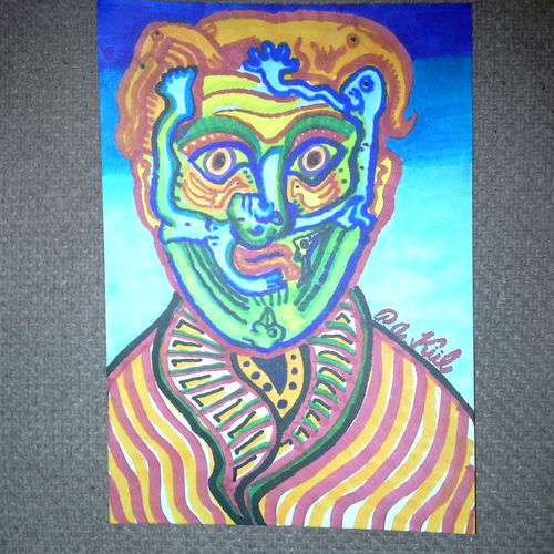 Colored magic man