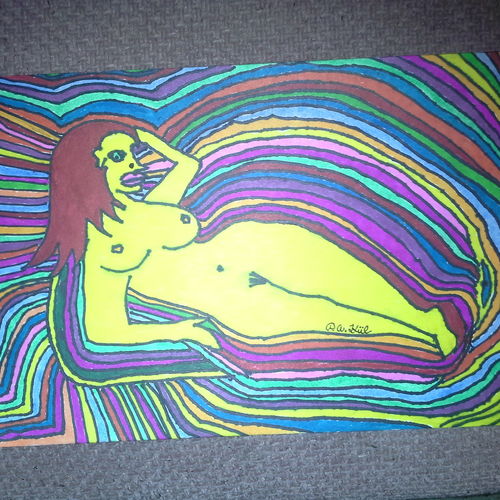Rainbow nude