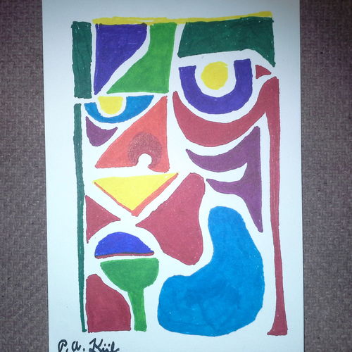 Coloured face