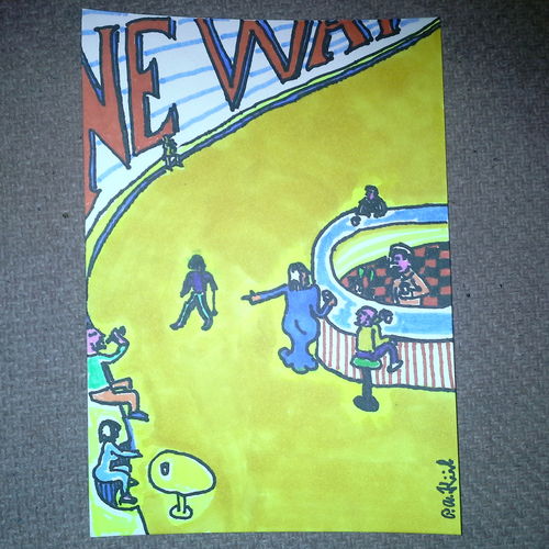 One way bar