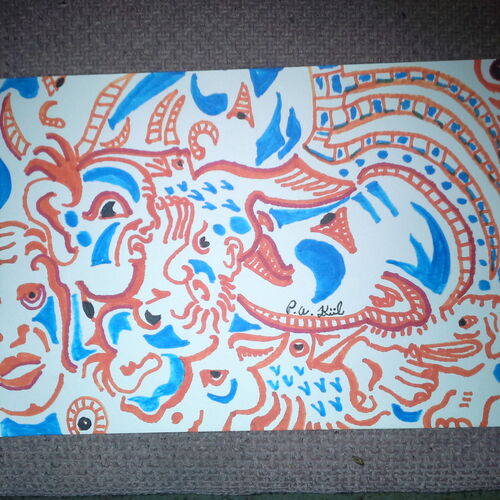 Blue and orange dream