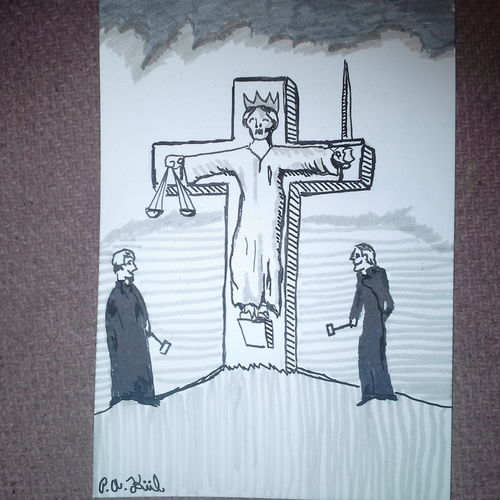 Justice crucified