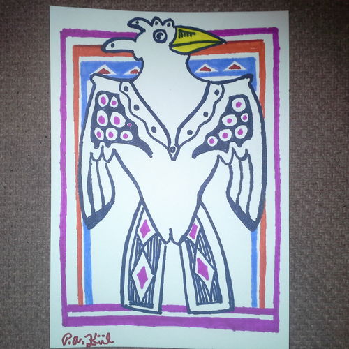 Decorated bird
