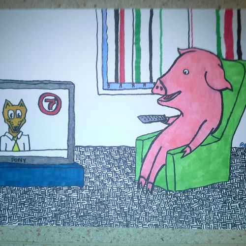 Watching the news